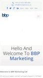 Mobile Screenshot of bbpmarketing.co.uk