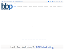 Tablet Screenshot of bbpmarketing.co.uk